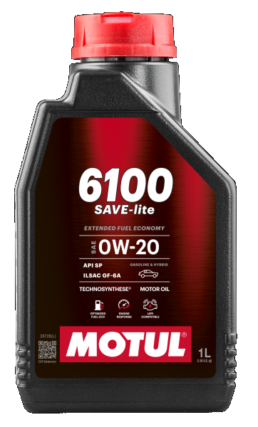 Олива моторна 6100 Save-lite 0W-20 1л