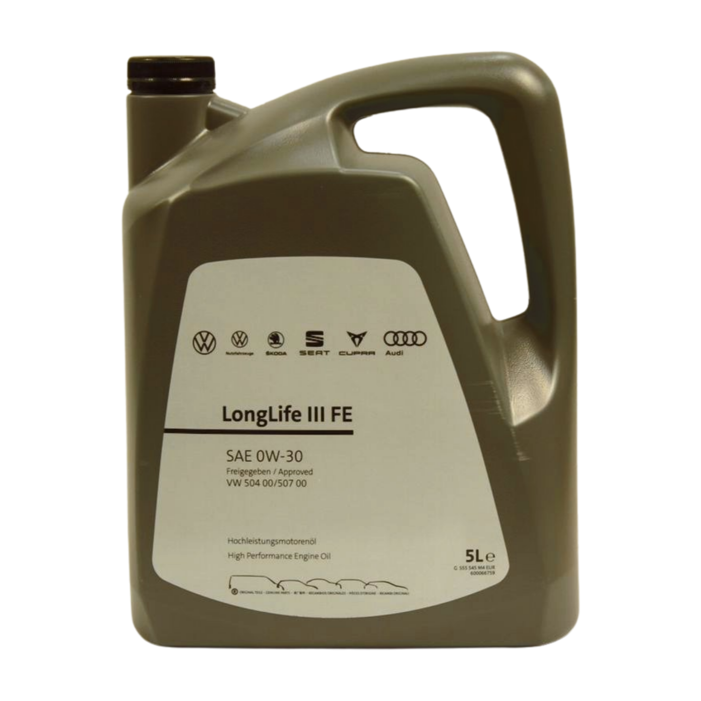 Олива моторна VAG LONGLIFE III 0W-30 5л