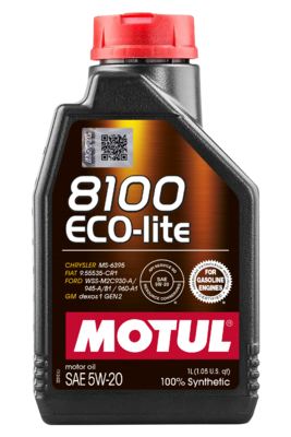 Олива моторна 8100 Eco-lite 5W-20 1л