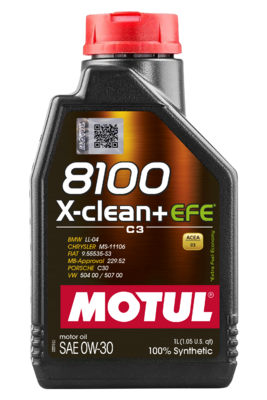 Олива моторна 8100 X-clean EFE 0W-30 1л