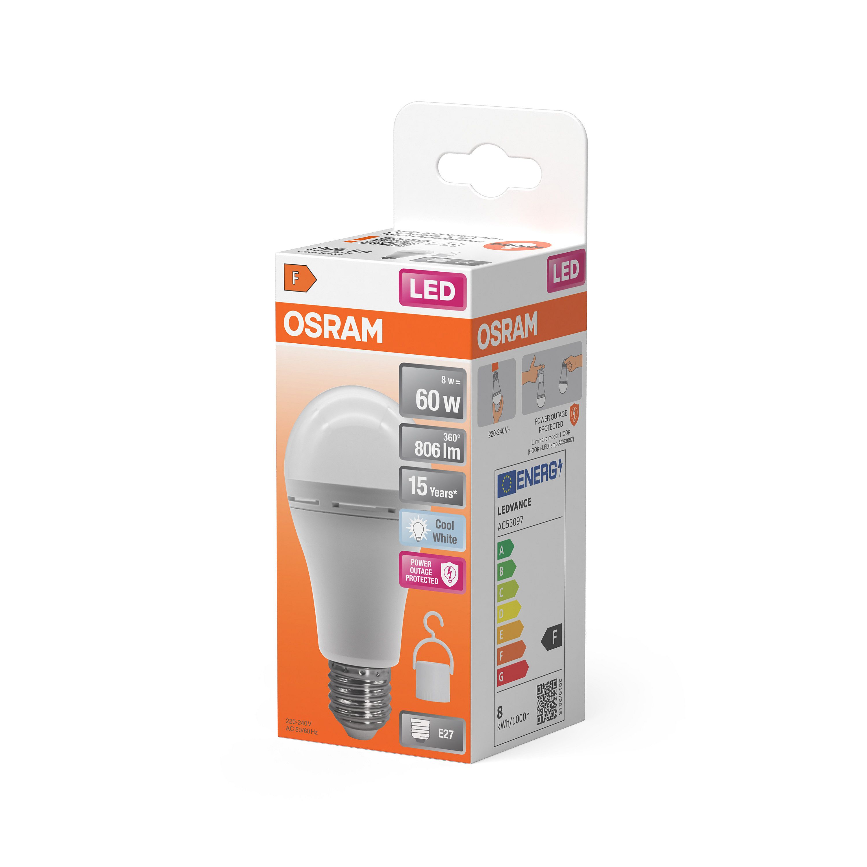 LED лампа побутова (8543709000)
