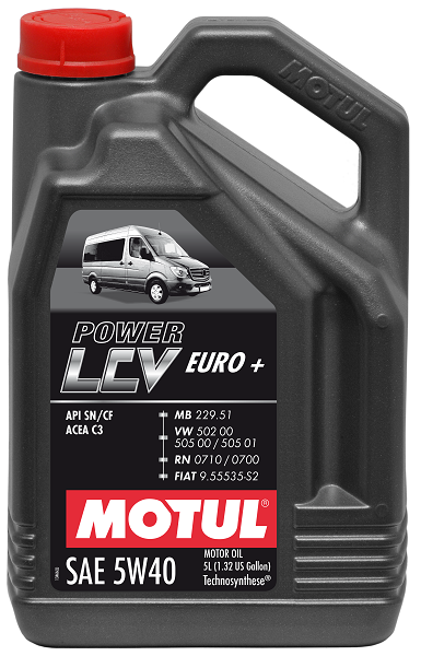 Олива моторна Power LCV Euro+ 5W-40 5л