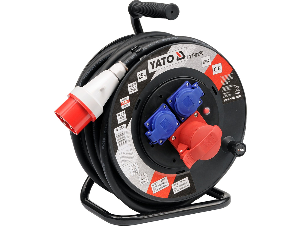 Подовжувач на котушці, 220V