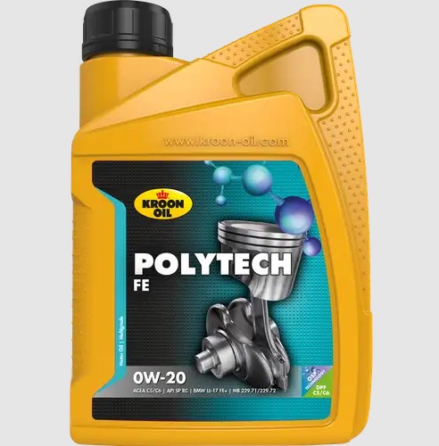 Олива моторна PolyTech FE 0W-20 1л