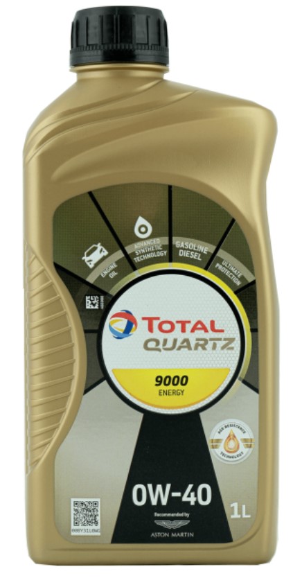 Олива моторна QUARTZ 9000 ENERGY 0W-40 1л