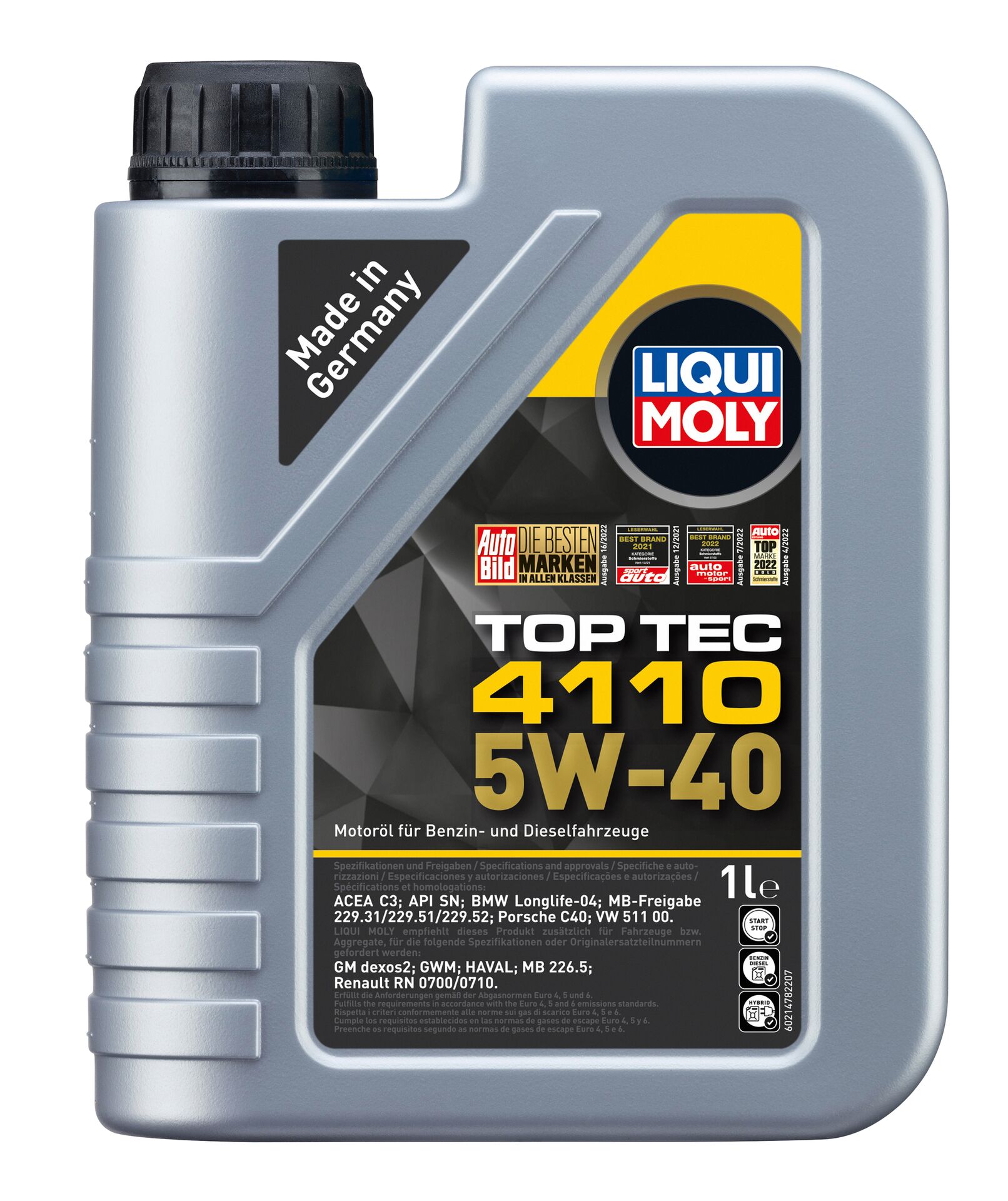 ОЛИВА МОТОРНА TOP TEC 4110 5W-40 1Л