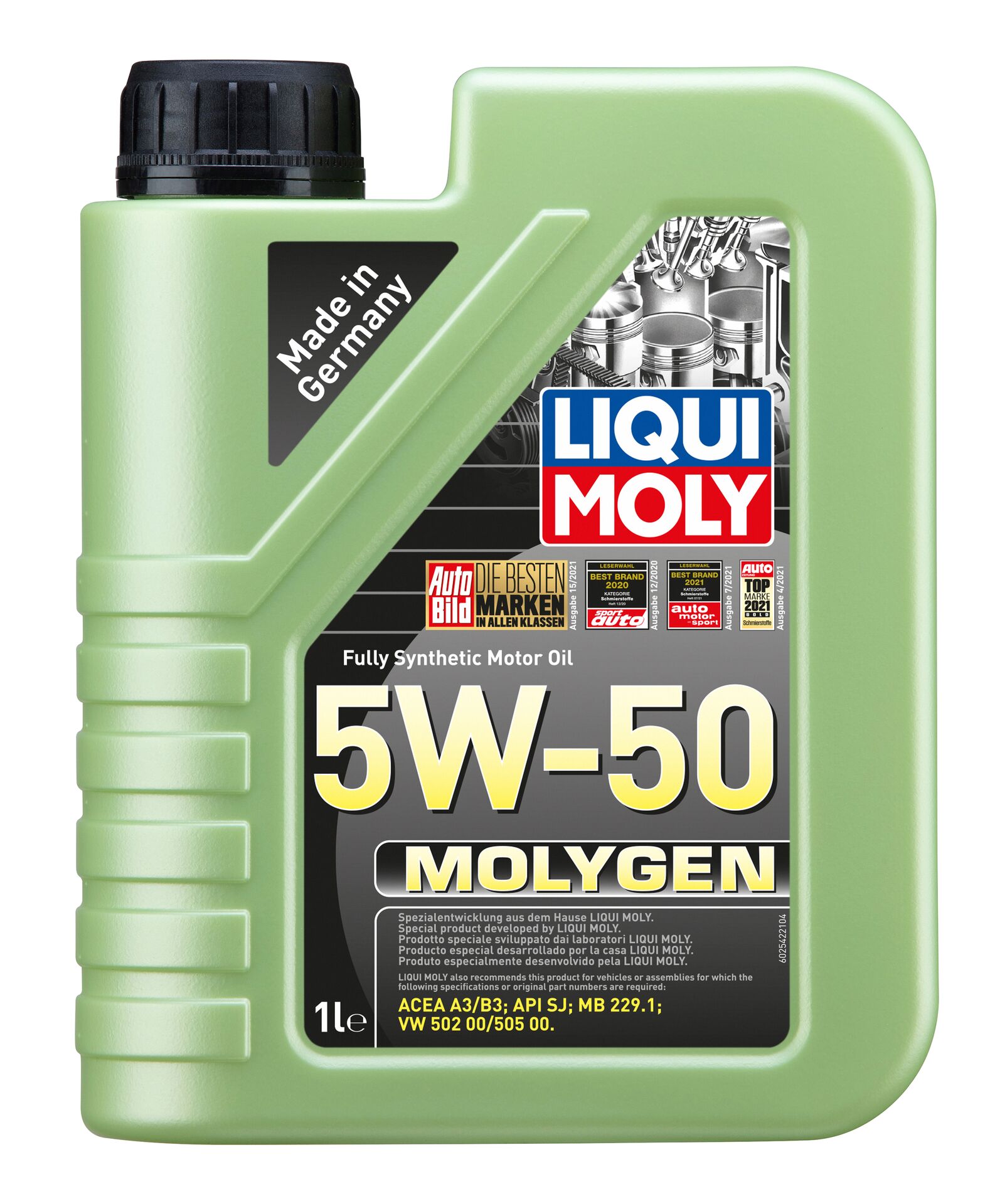 Олива моторна Molygen 5W-50 1л