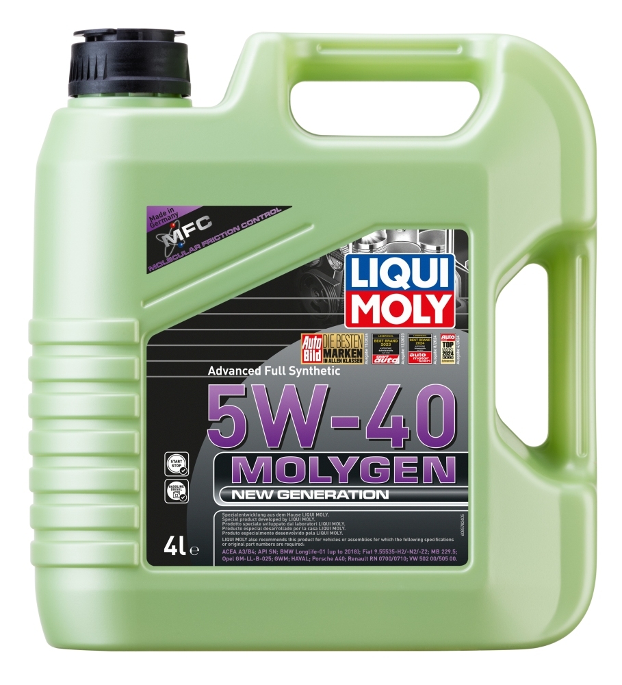 Олива моторна Molygen New Generation 5W-40 4л