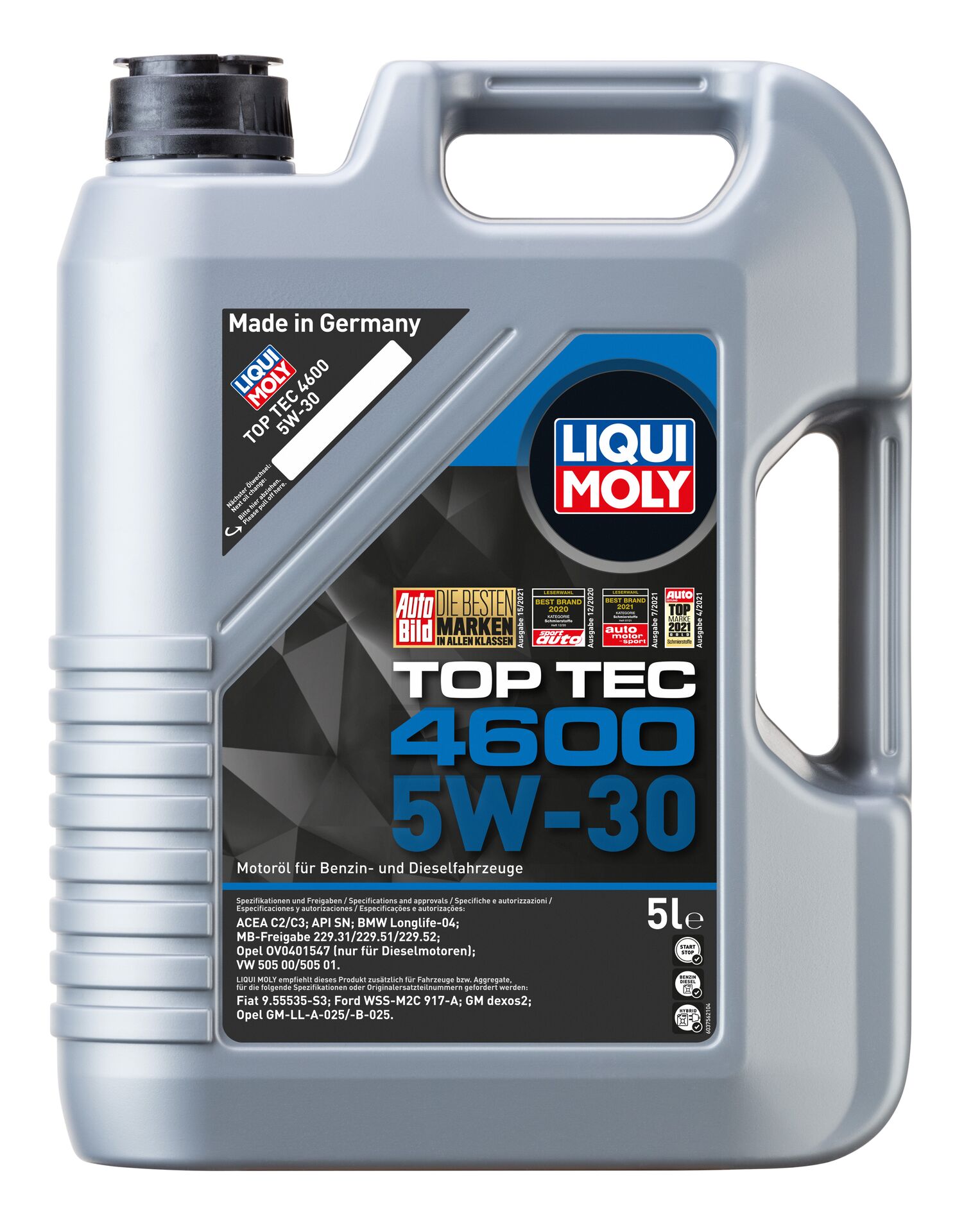 Олива моторна Top Tec 4600 5W-30 5л