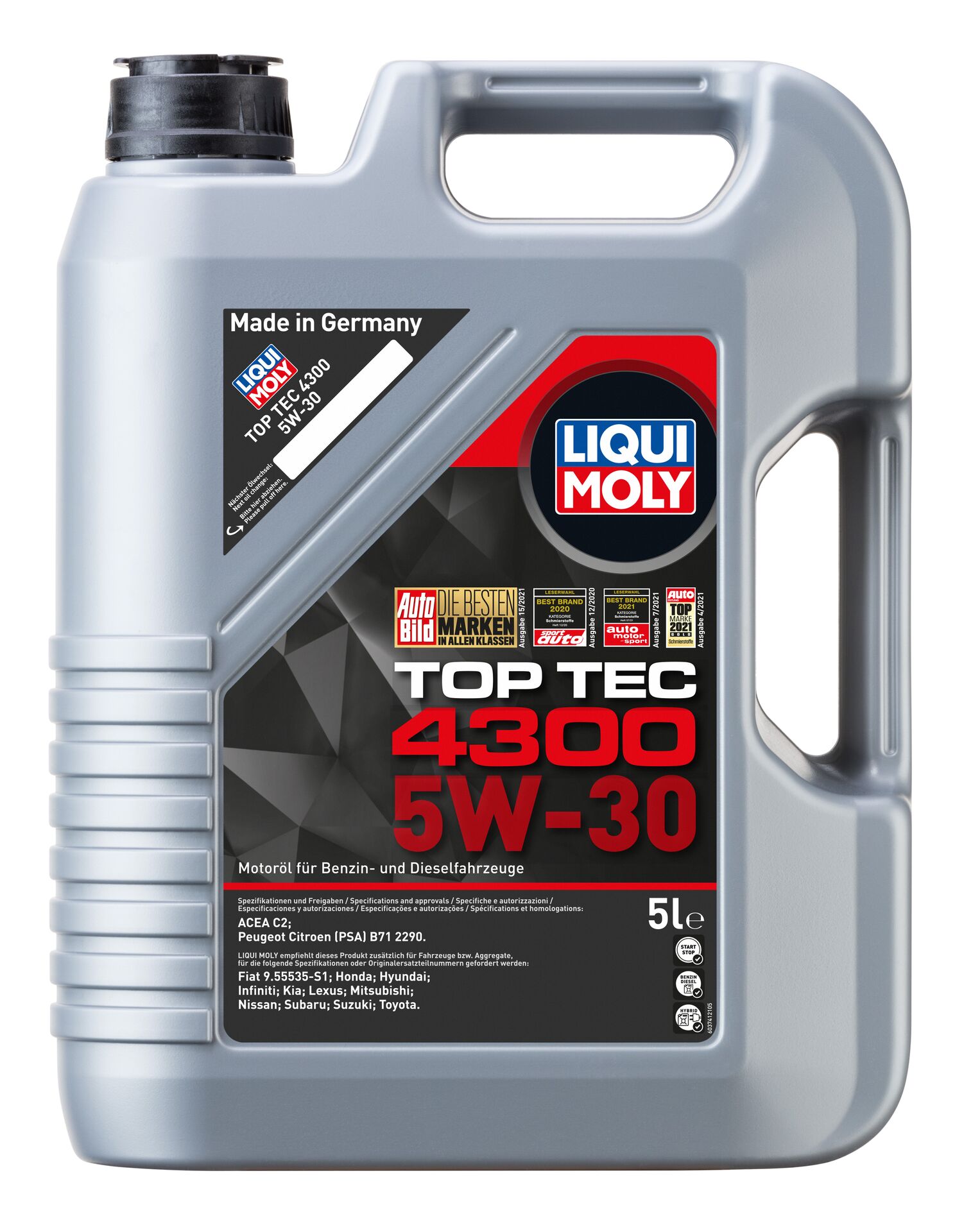 Олива моторна Top Tec 4300 5W-30 5л