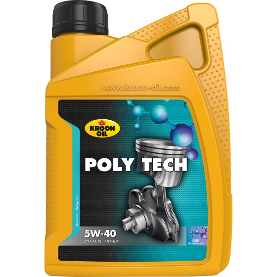 Олива моторна POLY TECH 5W-40 1л