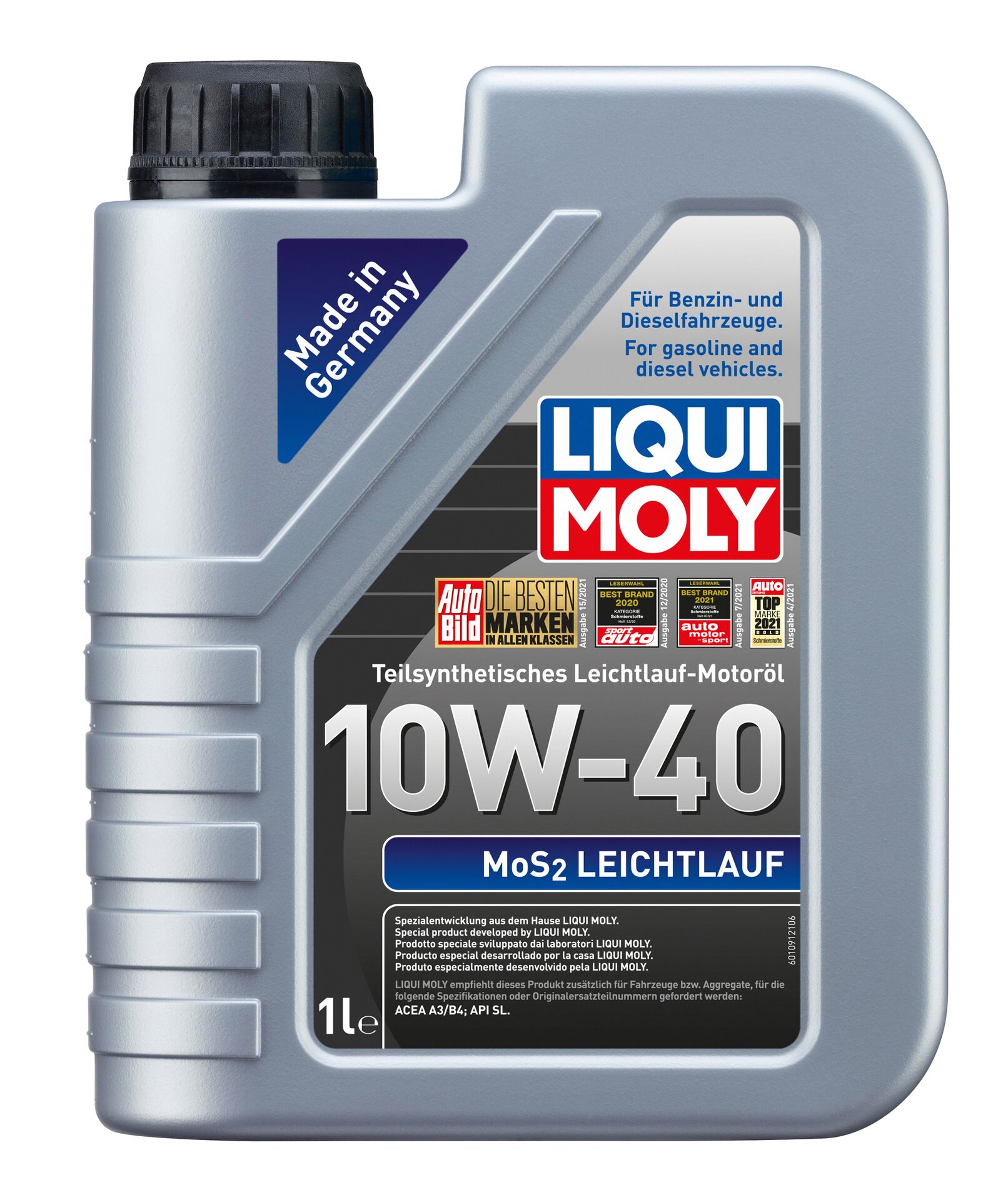 Олива моторна MoS2 Leichtlauf 10W-40 1л