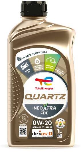 Олива моторна QUARTZ INEO XTRA FDE 0W-20 1л