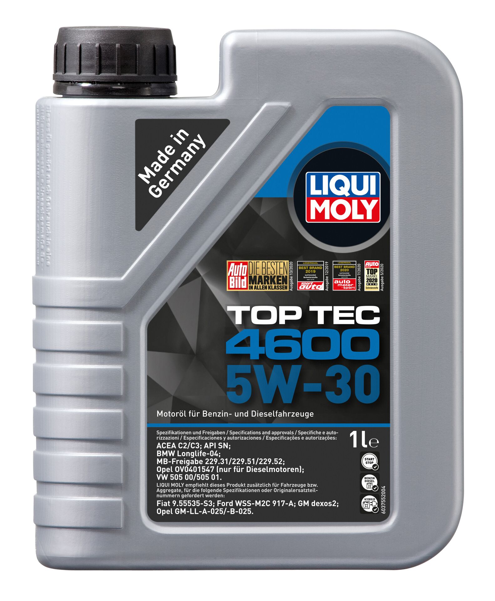 Олива моторна Top Tec 4600 5W-30 1л