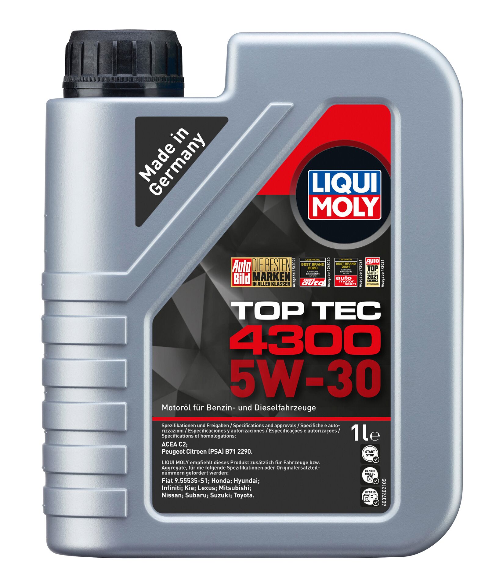 Олива моторна Top Tec 4300 5W-30 1л