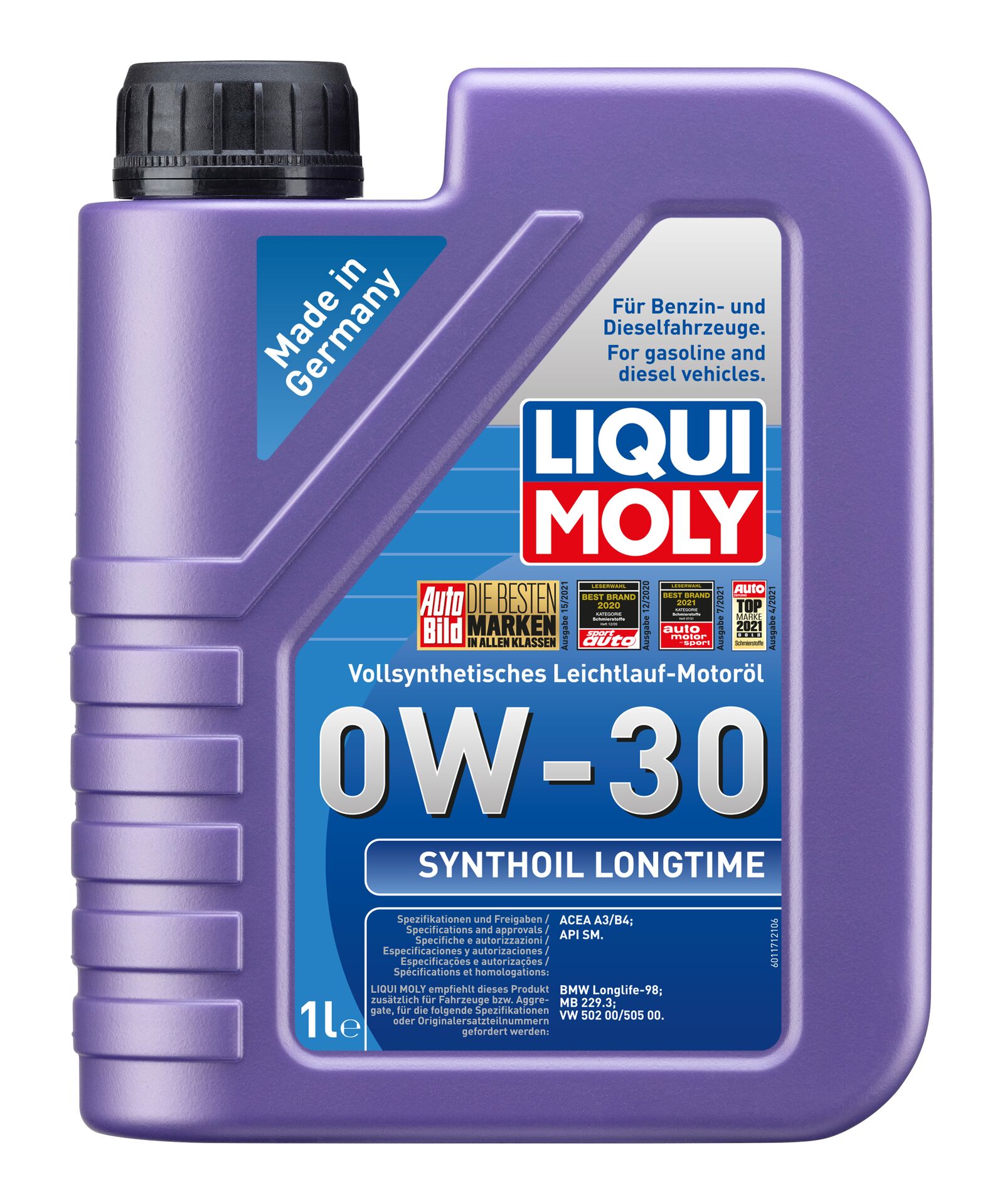 Олива моторна Synthoil Longtime 0W-30 1л