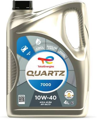 Олива моторна QUARTZ 7000 10W-40 4л