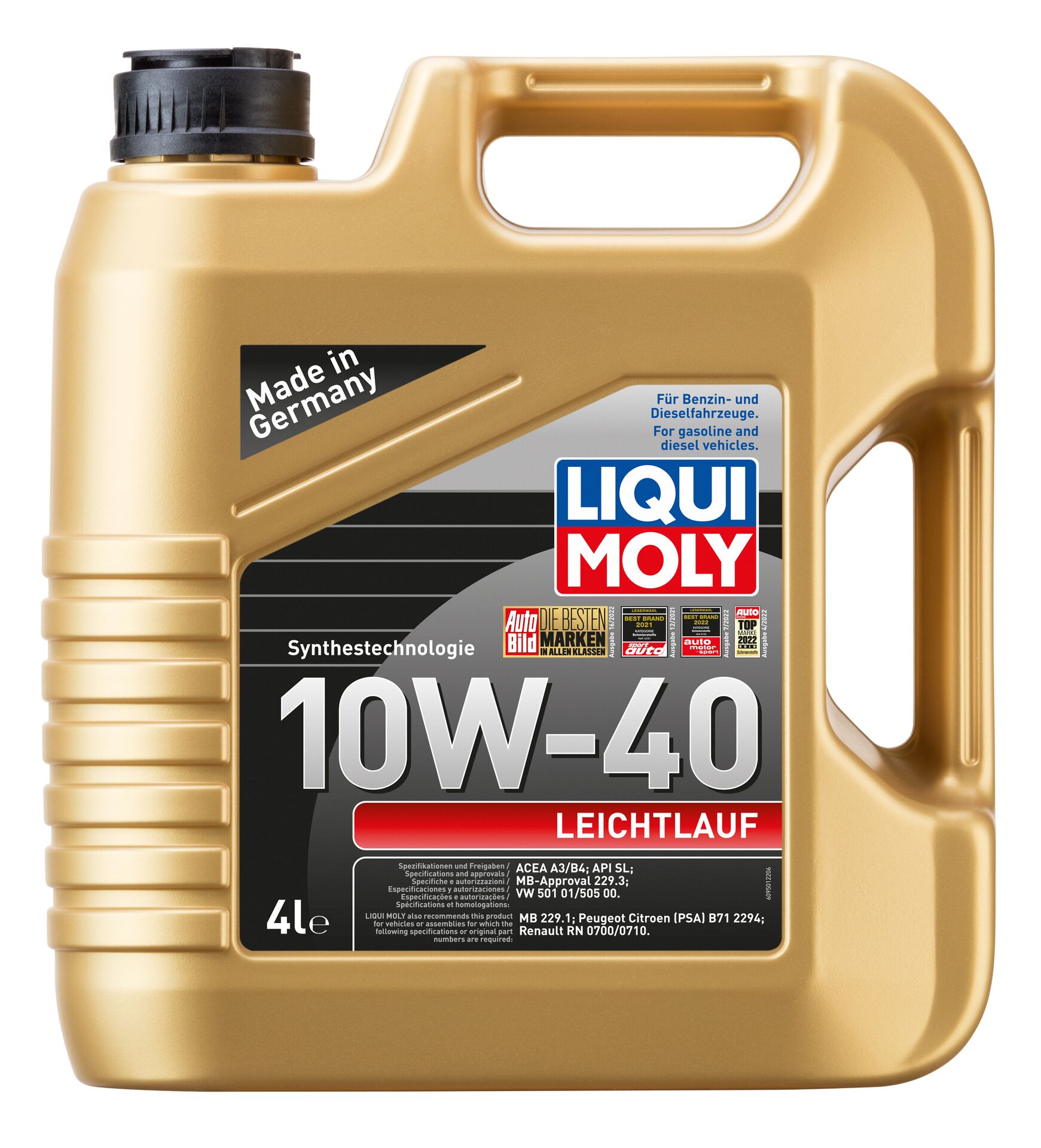 Олива моторна Leichtlauf 10W-40 4л