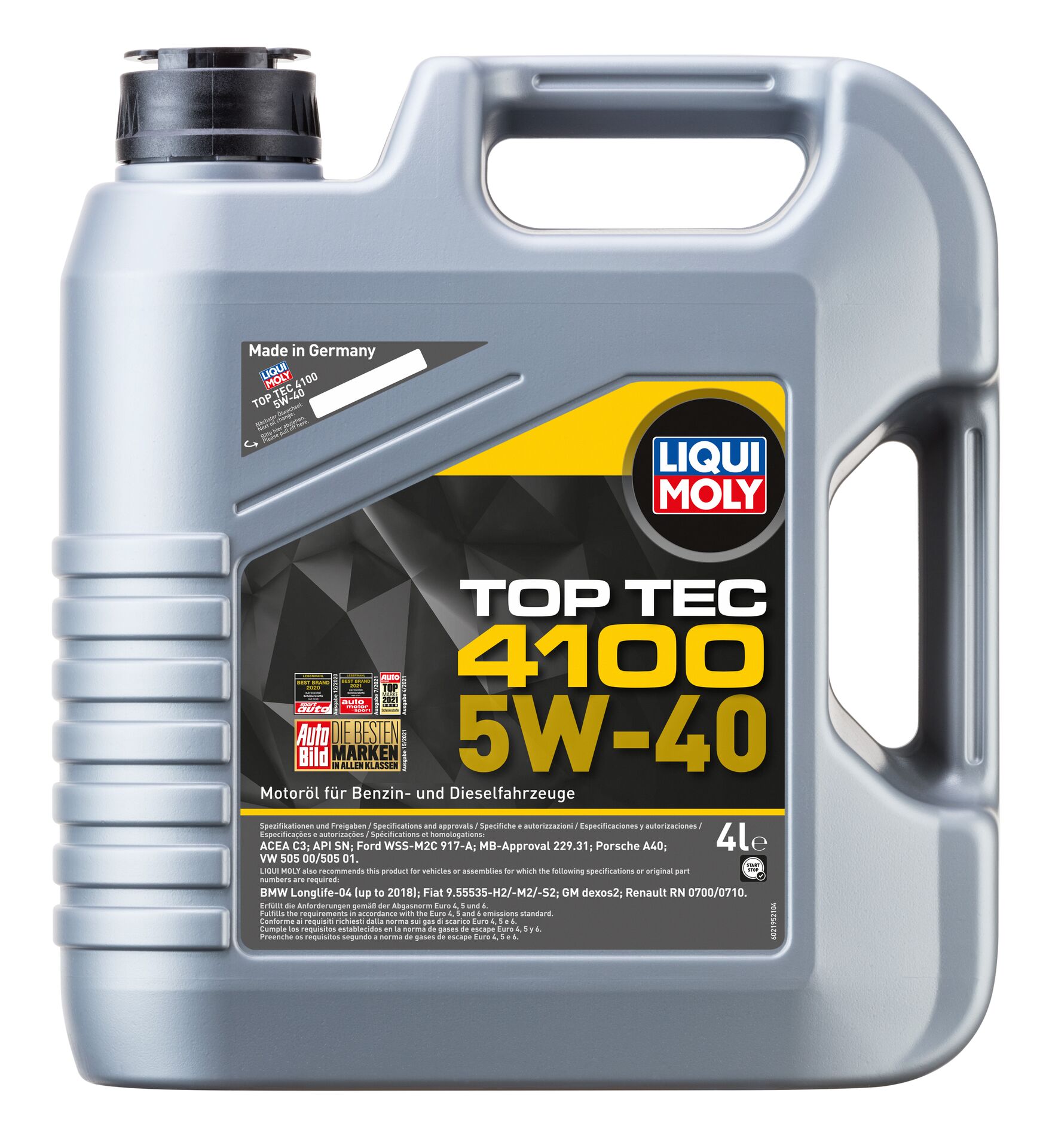 Олива моторна Top Tec 4100 5W-40 4л