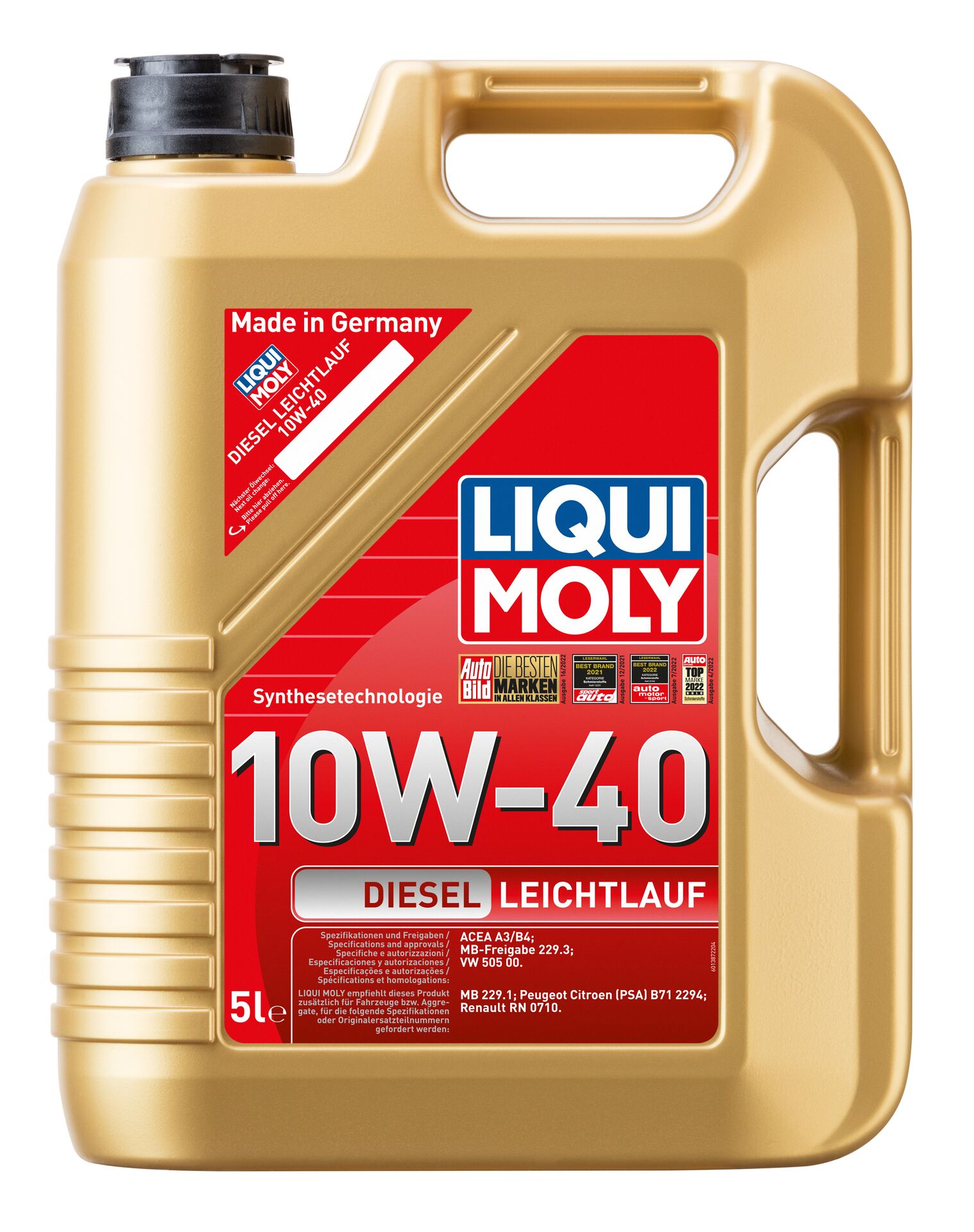 Олива моторна Diesel Leichtlauf 10W-40 5л