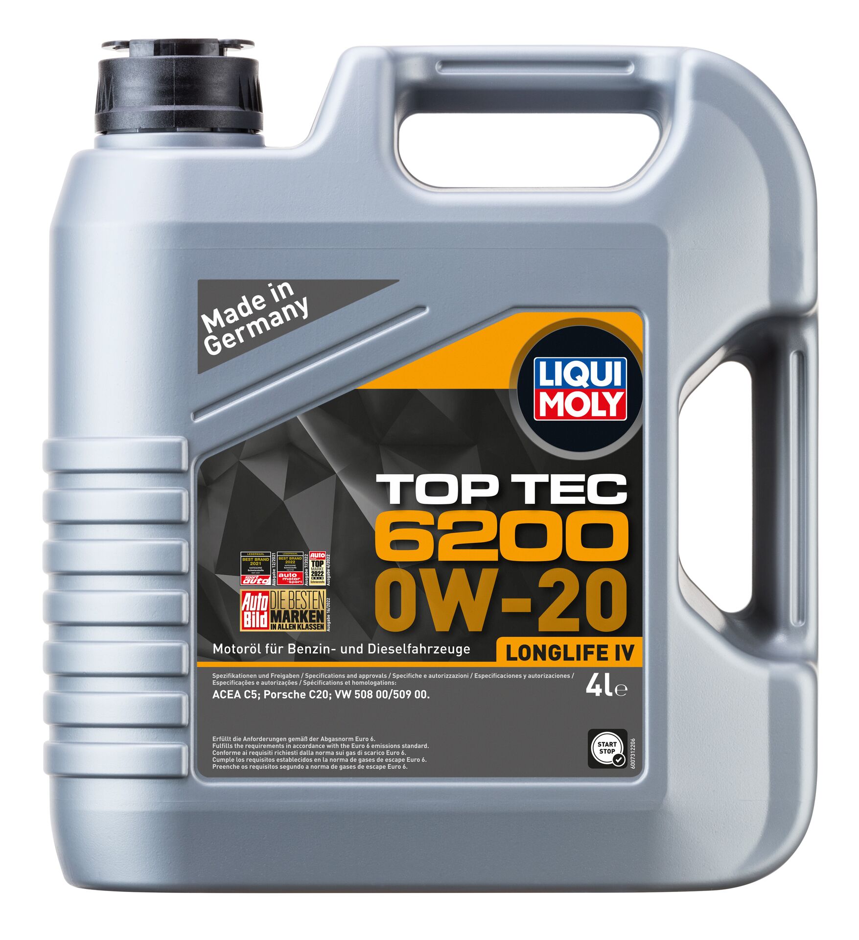 Олива моторна TOP TEC 6200 0W-20 4л