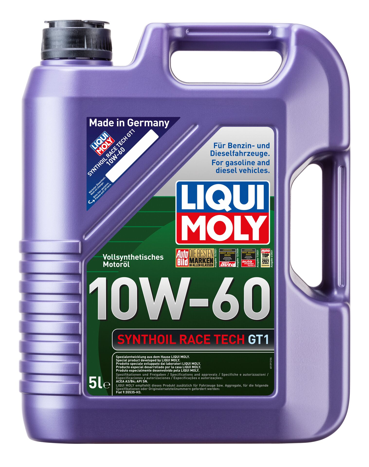 Олива моторна Synthoil Race Tech GT1 10W-60 5л