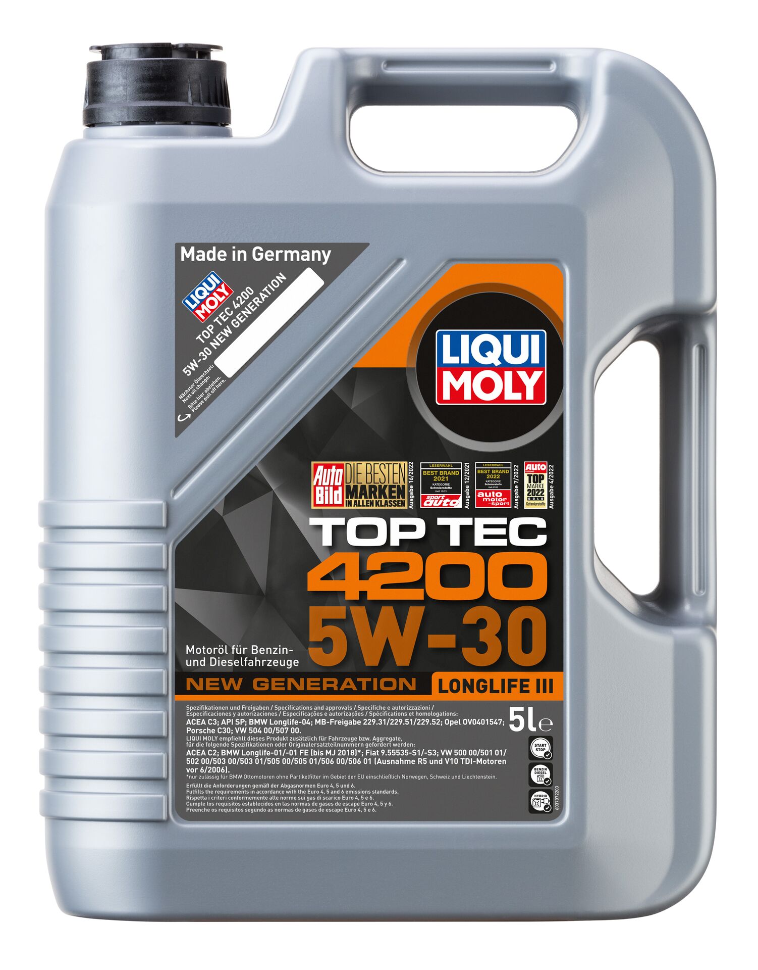 Олива моторна Top Tec 4200 5W-30 5л