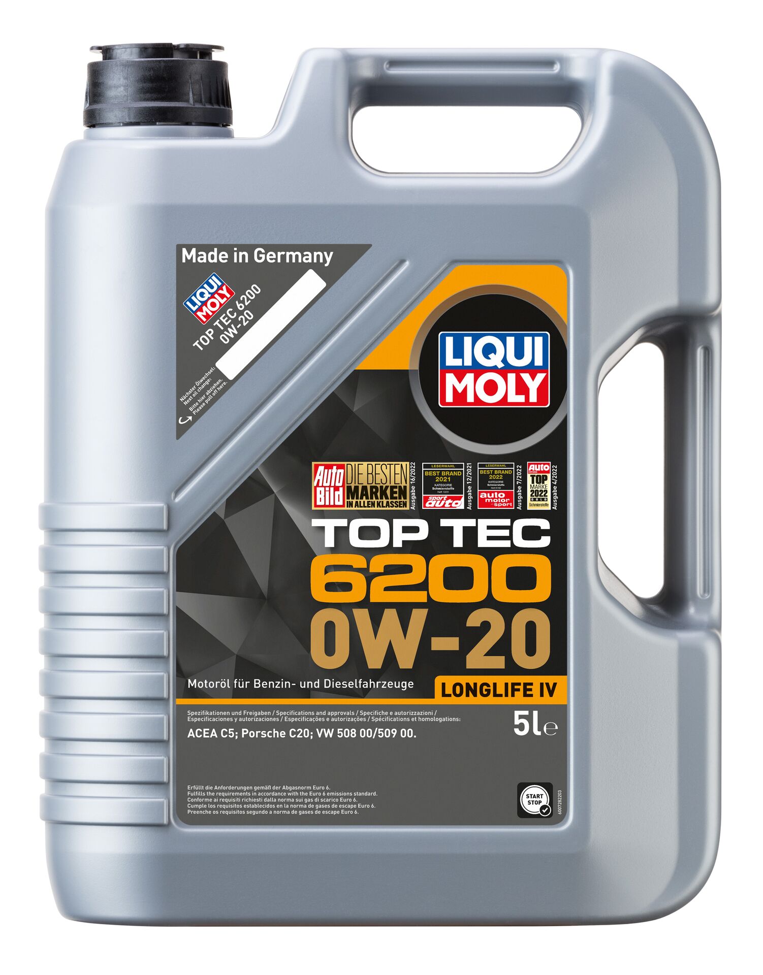 Олива моторна TOP TEC 6200 0W-20 5л