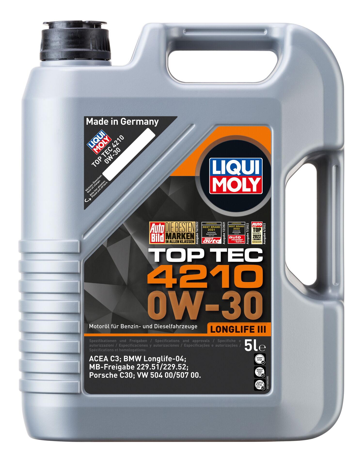 Олива моторна Top Tec 4210 0W-30 5л