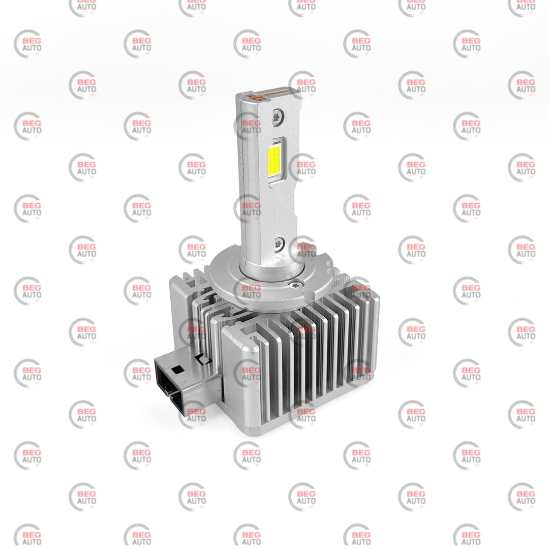 лампа LED D1S 12V 55W DX 6000K CAN BUS радіатор з вентилят.